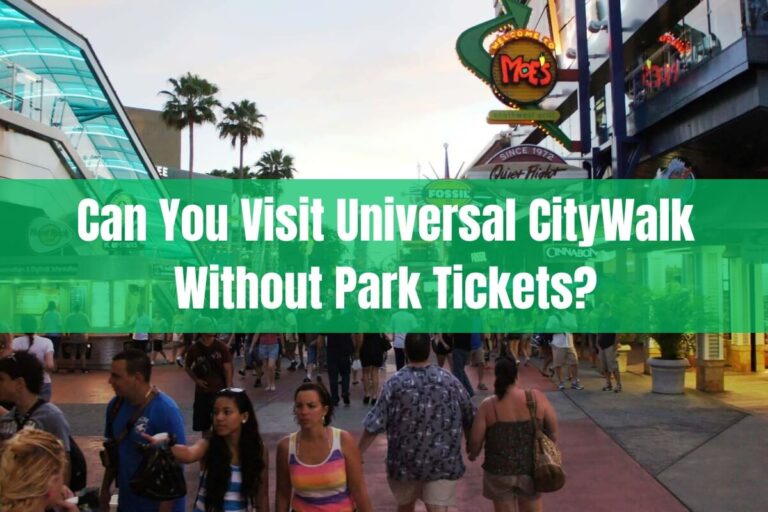 Can You Visit Universal CityWalk Without Park Tickets?