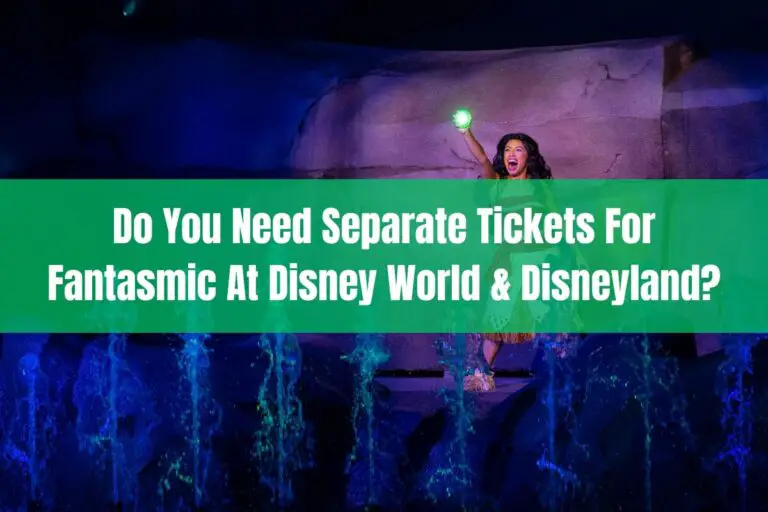Do You Need Separate Tickets for Fantasmic at Disney World & Disneyland?