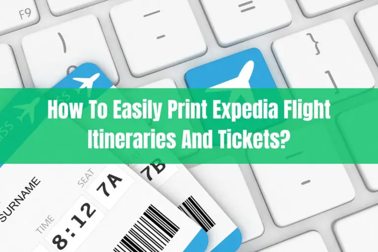 How to Easily Print Expedia Flight Itineraries and Tickets?
