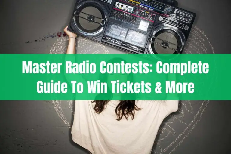 Master Radio Contests: Complete Guide to Win Tickets & More