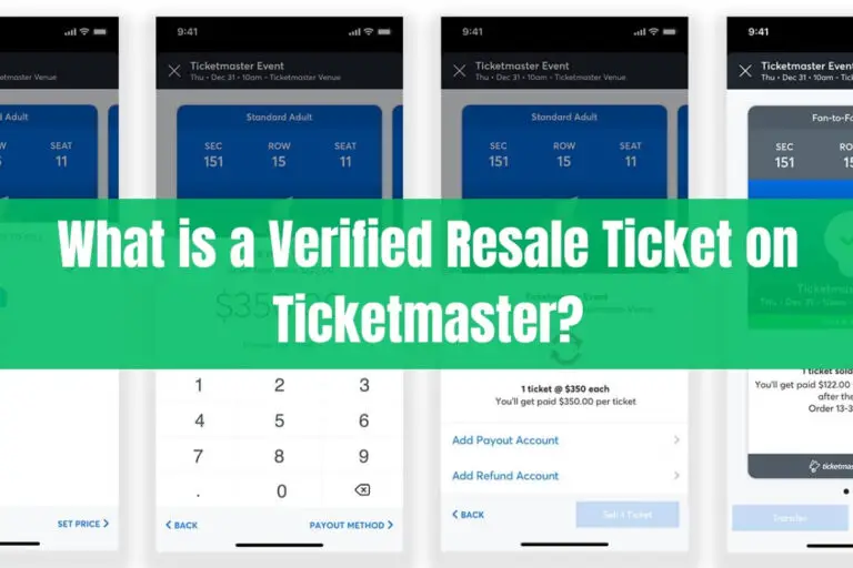 What is a Verified Resale Ticket on Ticketmaster?