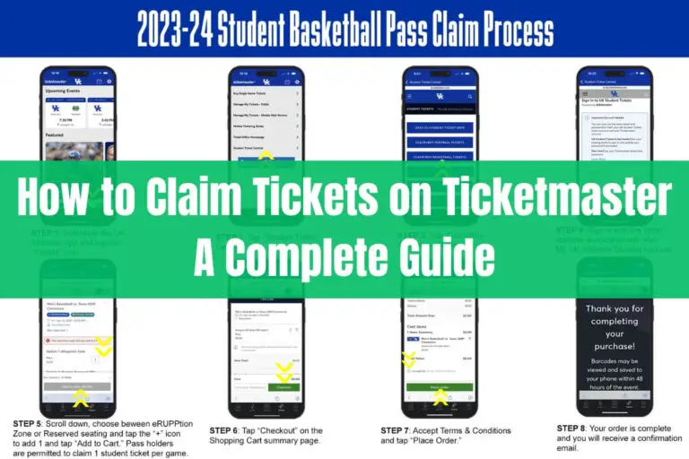 How to Claim Tickets on Ticketmaster: A Complete Guide