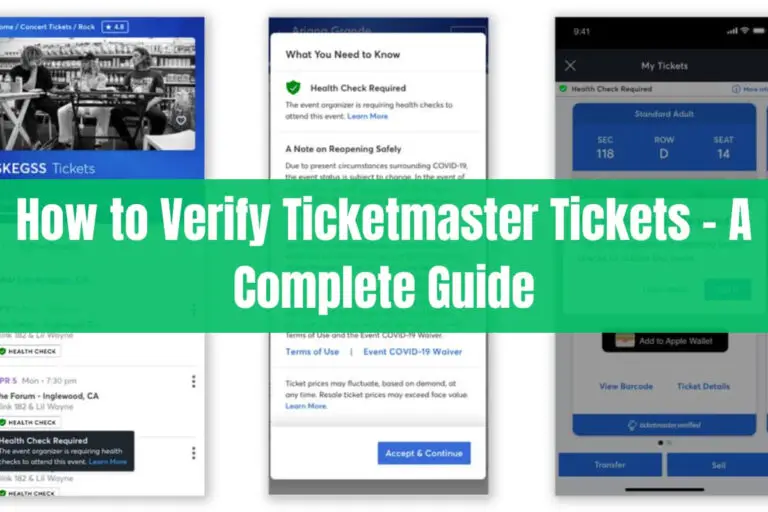 How to Verify Ticketmaster Tickets – A Complete Guide