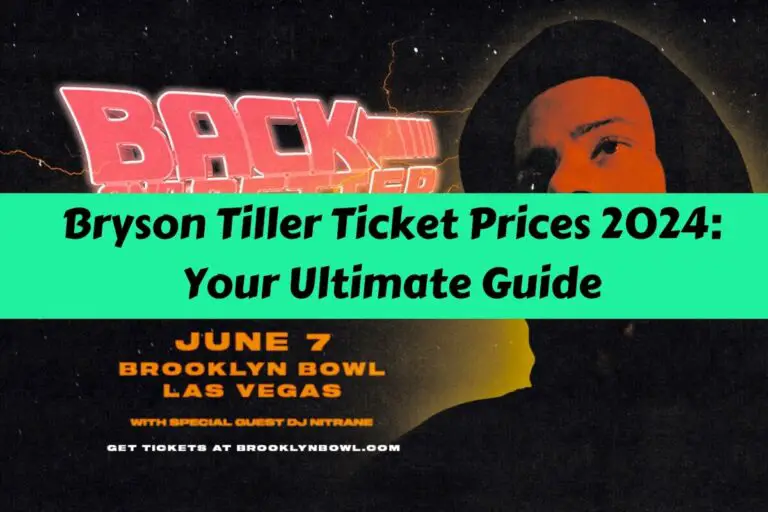 Bryson Tiller Ticket Prices 2024: Your Ultimate Guide