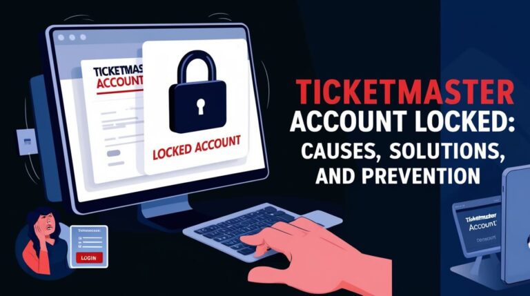 Ticketmaster Account Locked