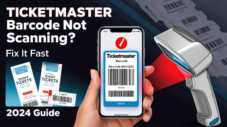 Ticketmaster Barcode Not Scanning