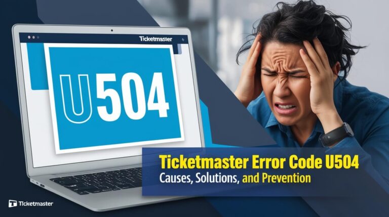 Ticketmaster Error Code U504