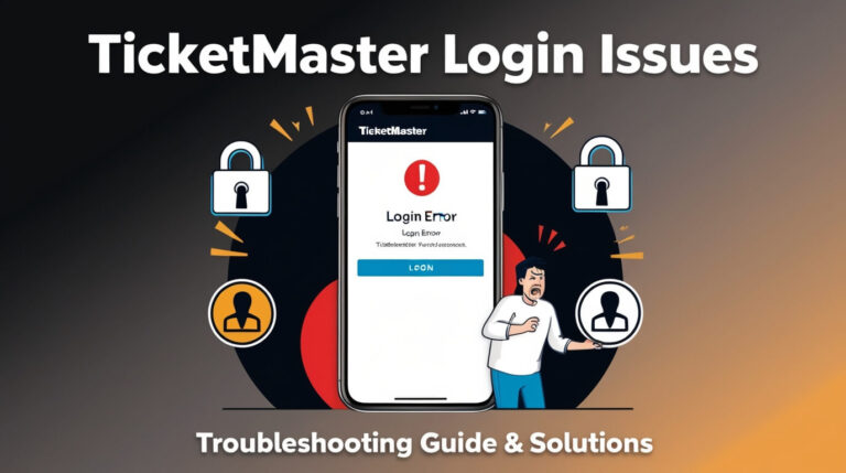 Ticketmaster Login Issues