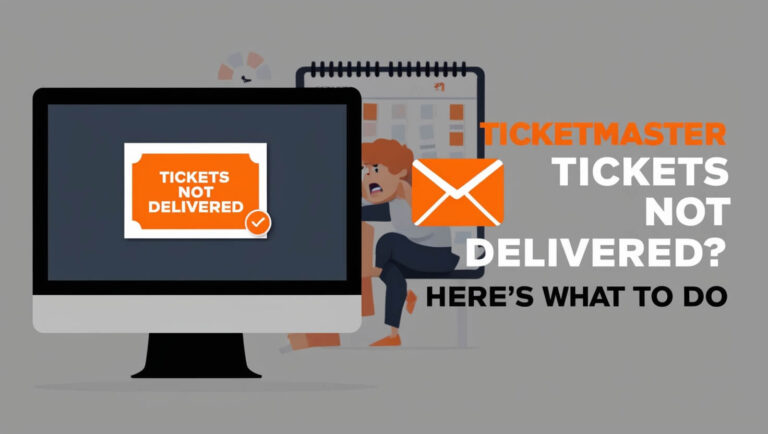 Ticketmaster Tickets Not Delivered