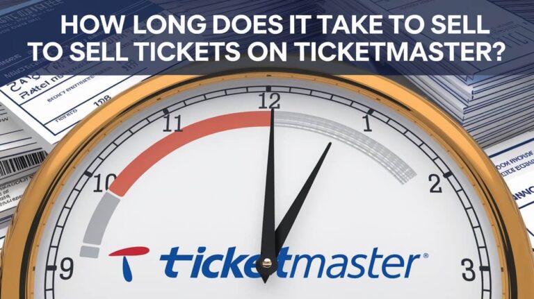 How Long Does It Take to Sell Tickets on Ticketmaster