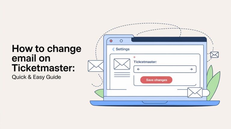 How to Change Email on Ticketmaster