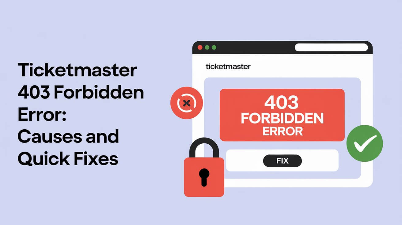 Ticketmaster 403 Forbidden Error