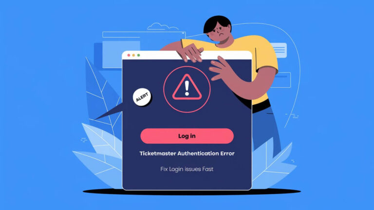 Ticketmaster Authentication Error