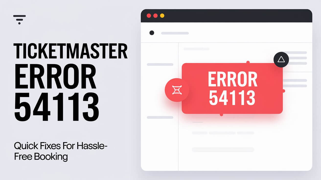 Ticketmaster Error 54113