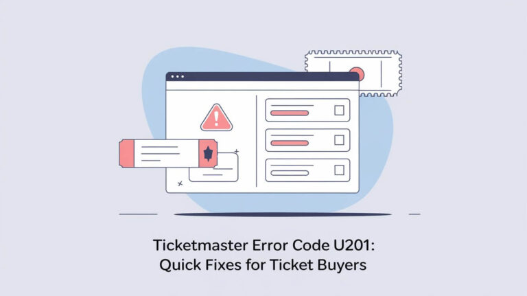 Ticketmaster Error Code U201