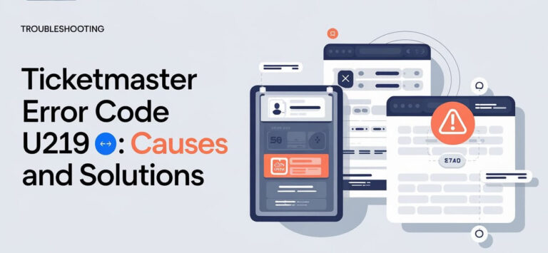 Ticketmaster Error Code U219