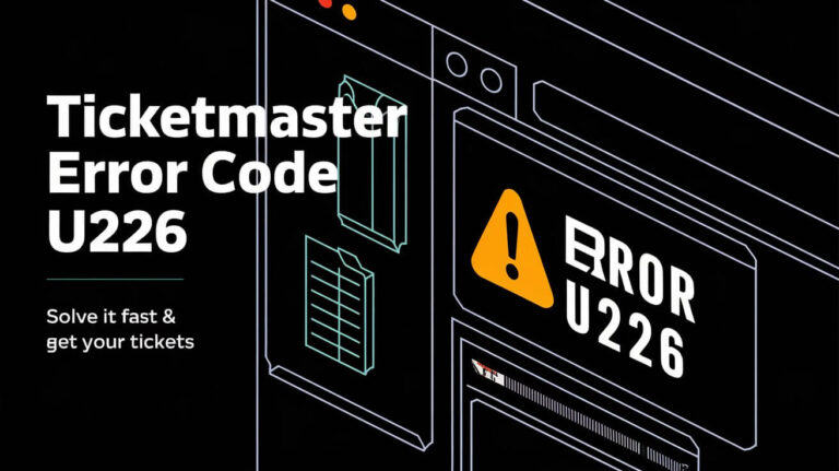 Ticketmaster Error Code U226