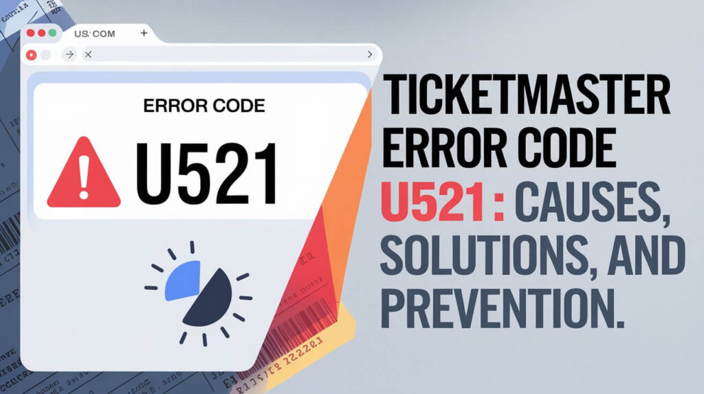 Ticketmaster Error Code U521 Causes, Solutions, And Prevention