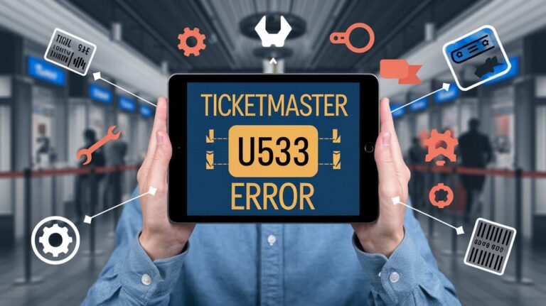 Ticketmaster Error Code U533