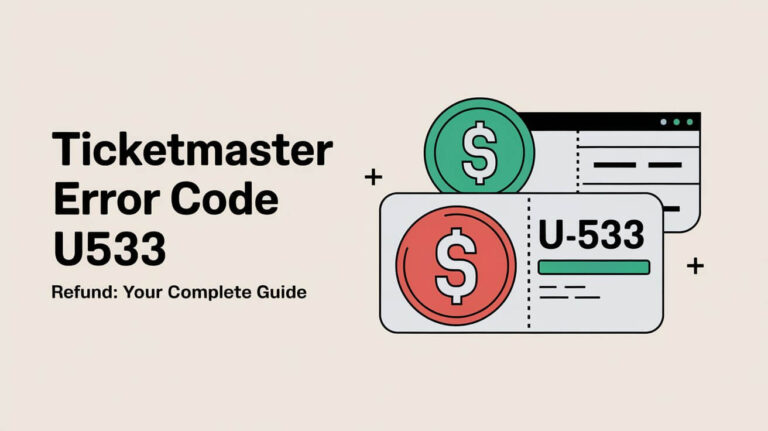 Ticketmaster Error Code U533 Refund: Your Complete Guide