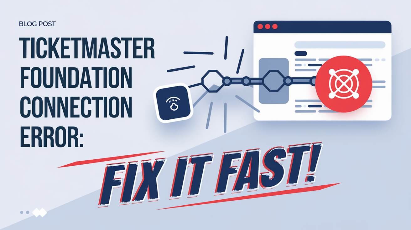 Ticketmaster Foundation Connection Error
