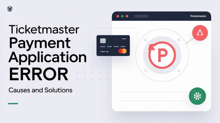 Ticketmaster Payment Application Error