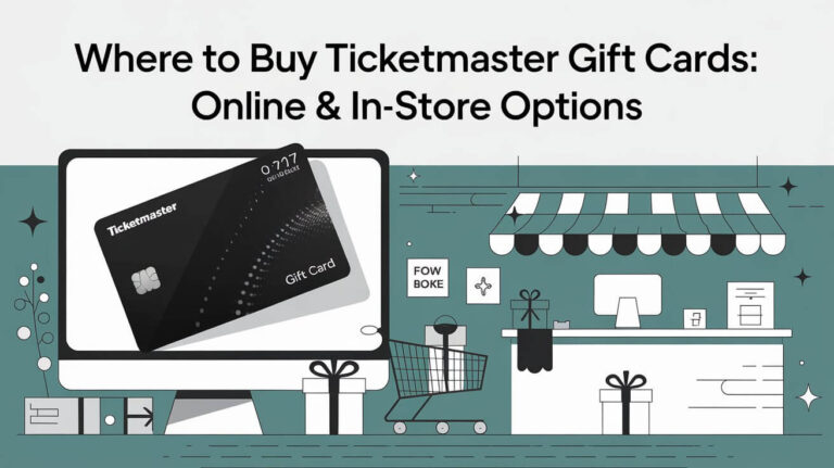 Where to Buy Ticketmaster Gift Cards