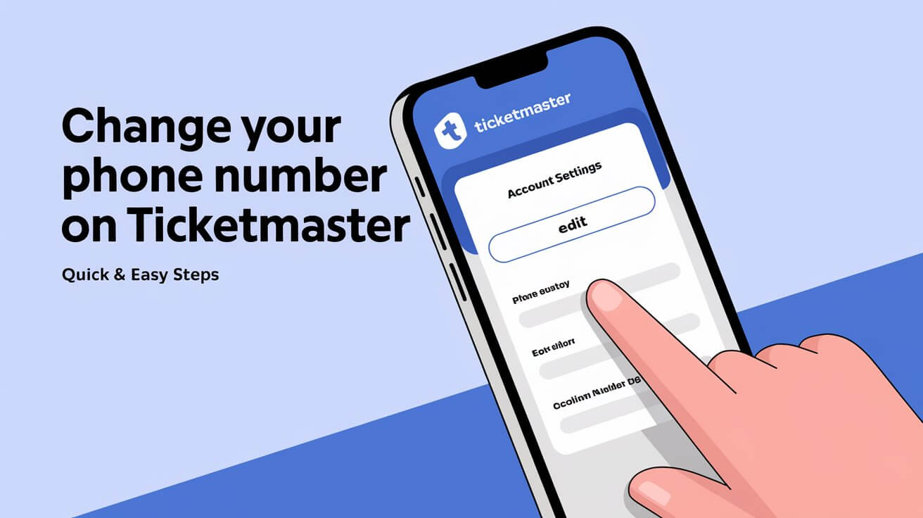 Change Your Phone Number on Ticketmaster