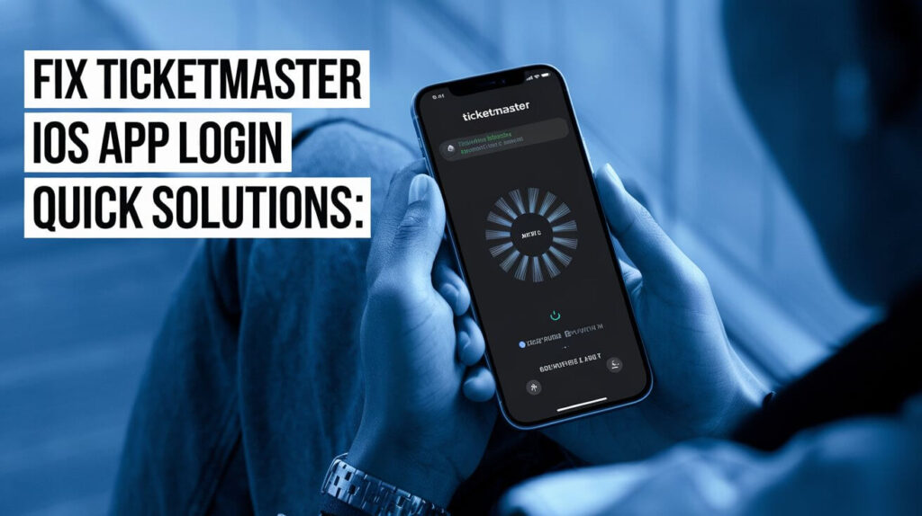 Fix Ticketmaster iOS App Login Issues