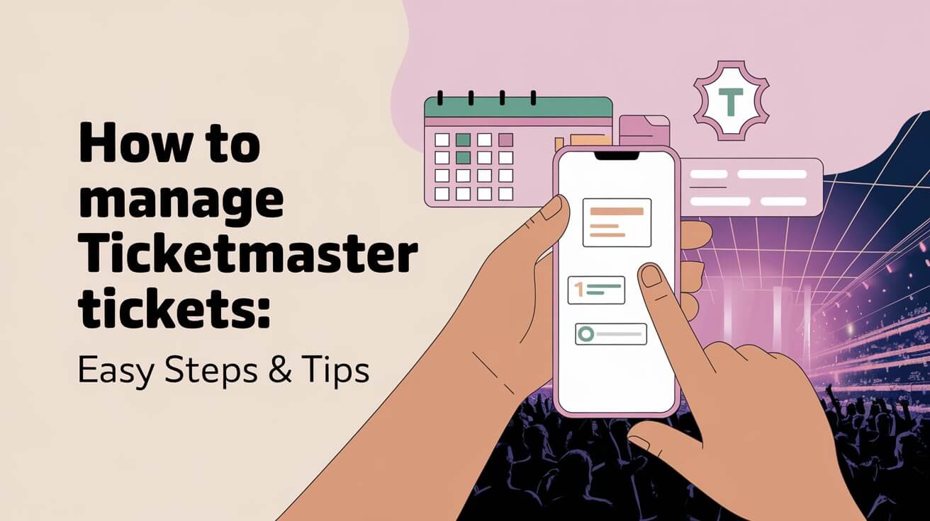 How to Manage Ticketmaster Tickets