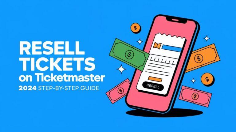 How to Resell Tickets on Ticketmaster in 2024