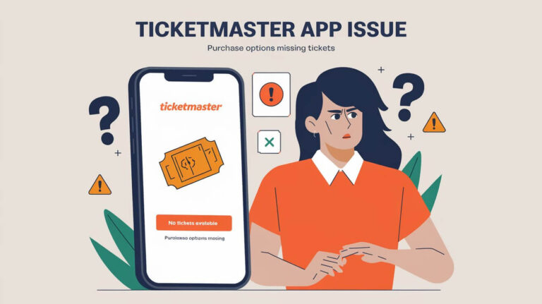 Ticketmaster App Issue