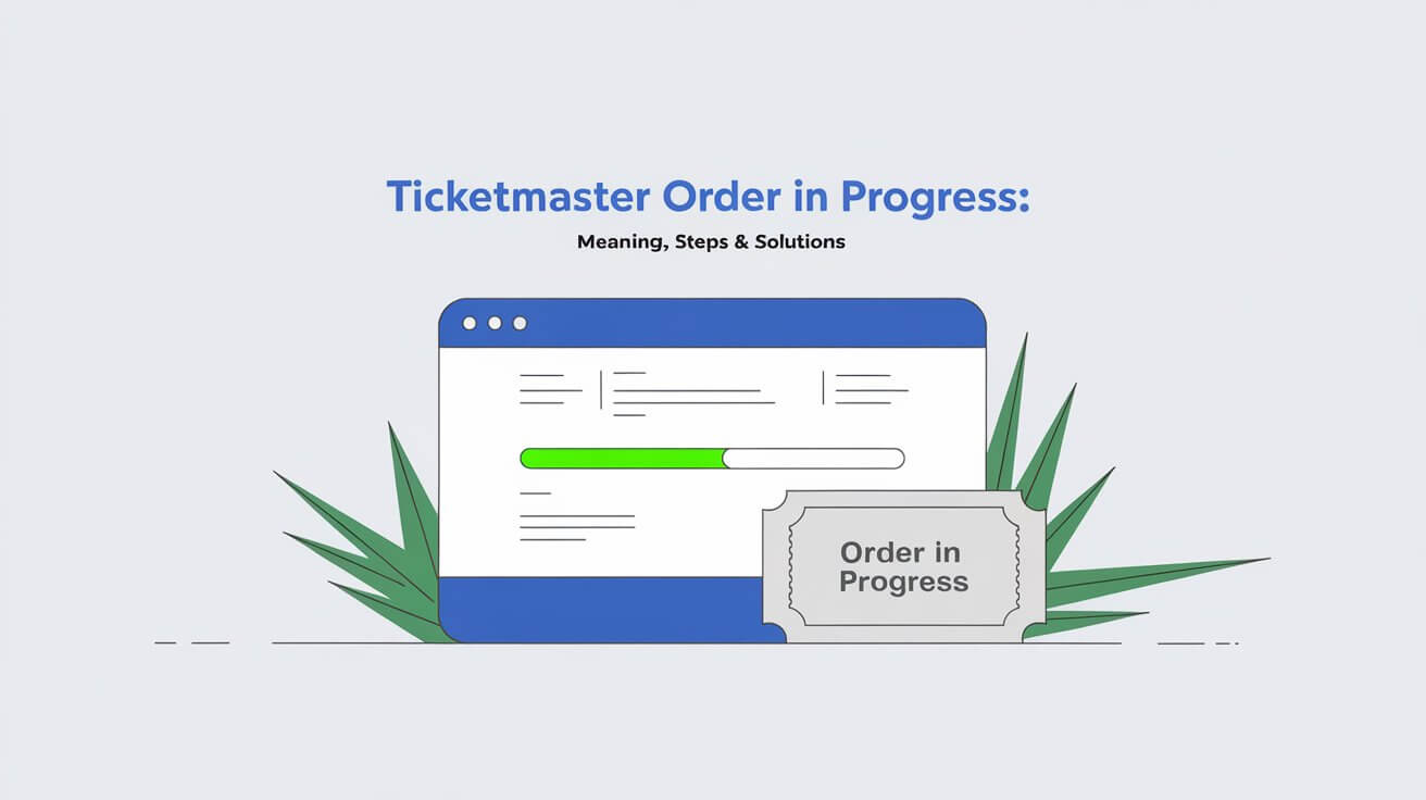 Ticketmaster Order in Progress