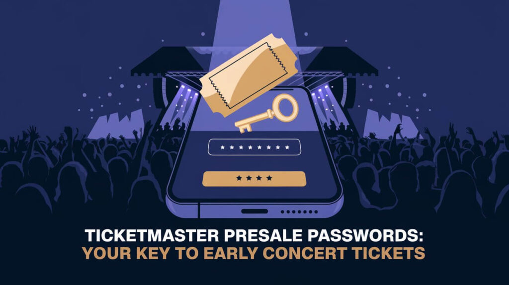 ticketmaster presale passwords