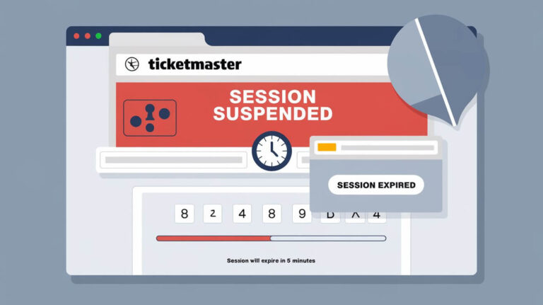 Ticketmaster Session Suspended