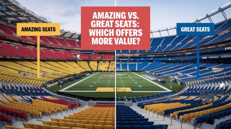 Stubhub Amazing Vs Great Seats