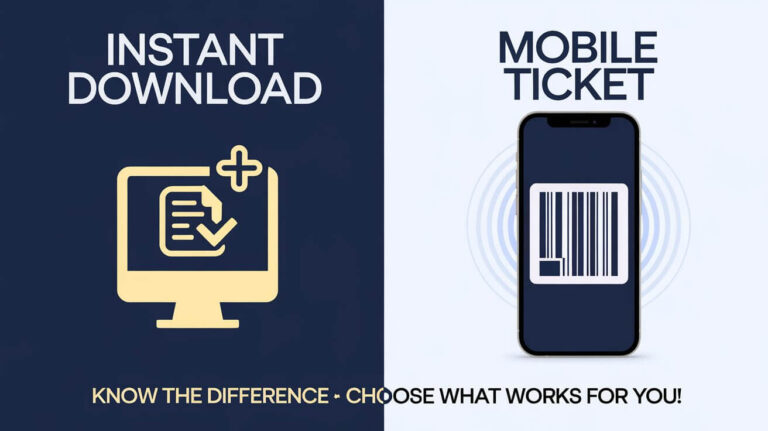 Stubhub Instant Download Vs Mobile Ticket