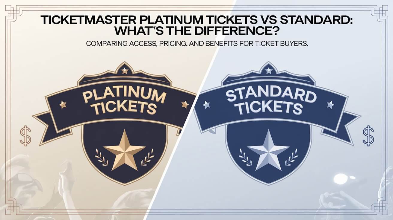 Ticketmaster Platinum Tickets Vs Standard