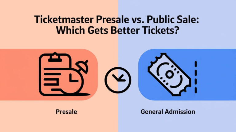 Ticketmaster Presale Vs Public Sale