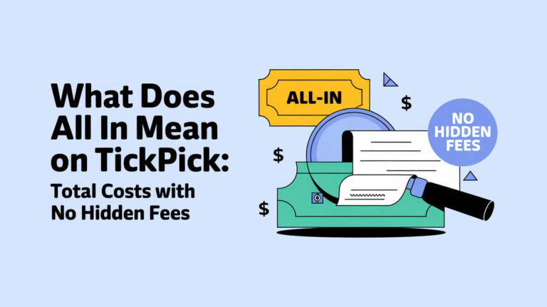 What Does All In Mean On Tickpick