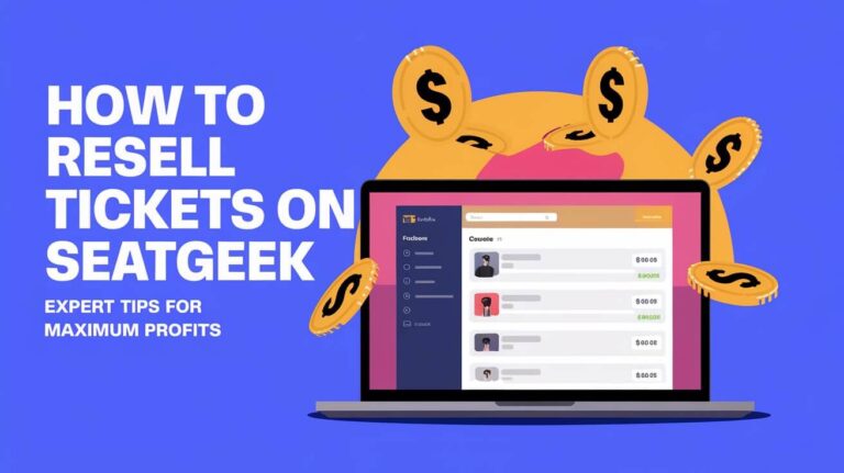 How To Resell Tickets On Seatgeek