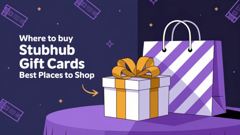 Where to Buy StubHub Gift Cards