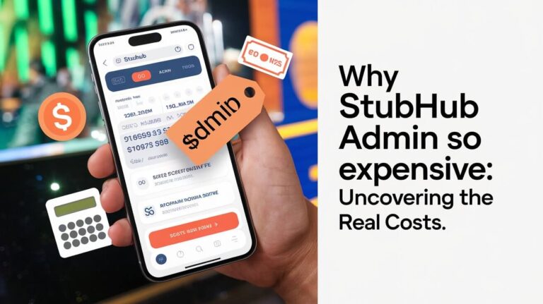 Why StubHub Admin So Expensive