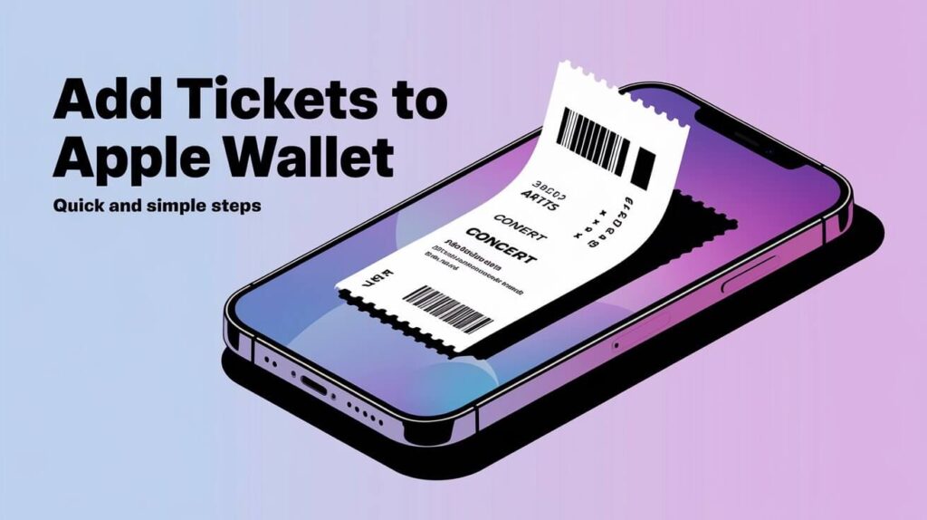 How To Add Tickets To Apple Wallet