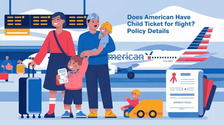 Does American Have Child Ticket For Flight