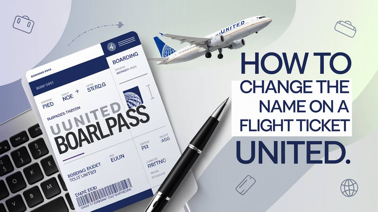 How To Change The Name On A Flight Ticket United