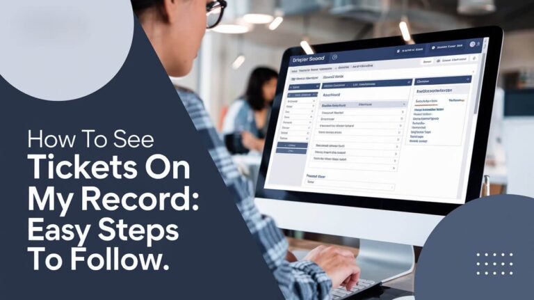 How To See Tickets On My Record