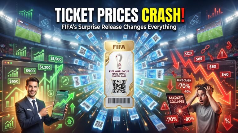 How FIFA's Surprise Ticket Release Crashed Resale Prices Overnight