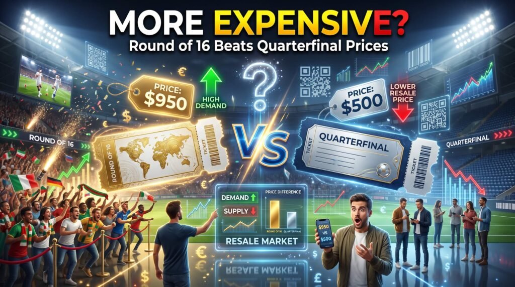 Why a Round of 16 Ticket Can Cost More Than a Quarterfinal Seat
