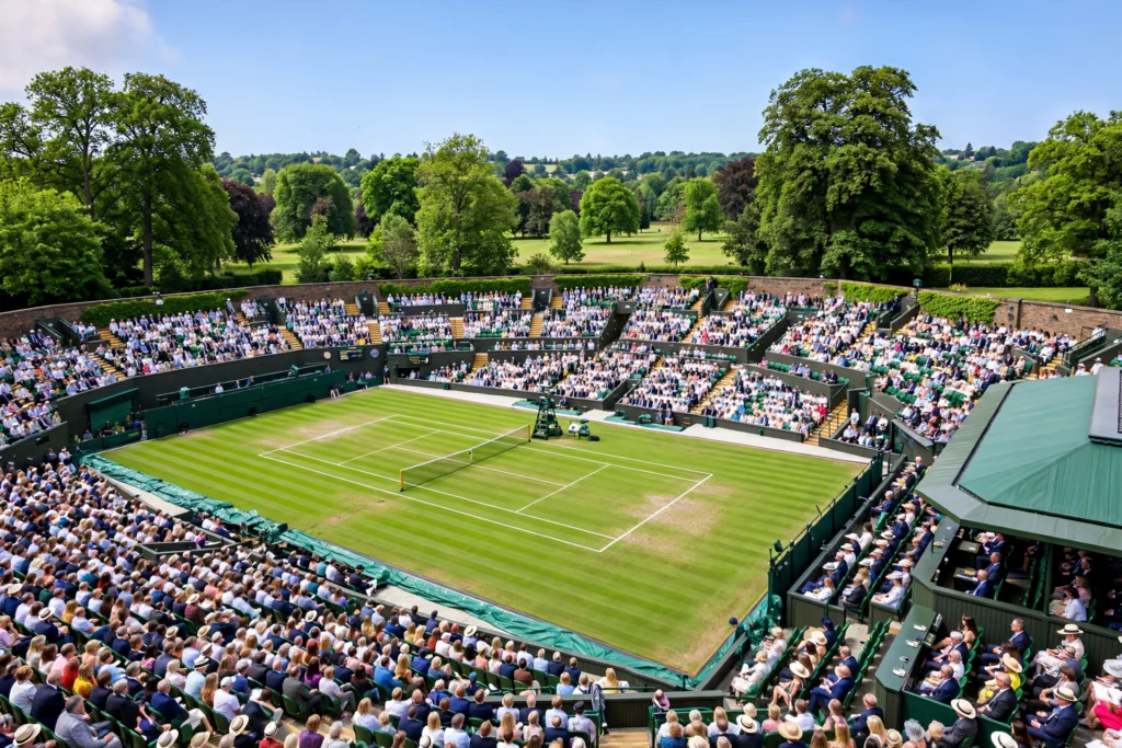 How Much Are Wimbledon Tickets 2027? Prices & Buying Guide 9 Centre Court at Wimbledon with spectators on a sunny day